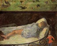 Gauguin, Paul - Young Girl Dreaming